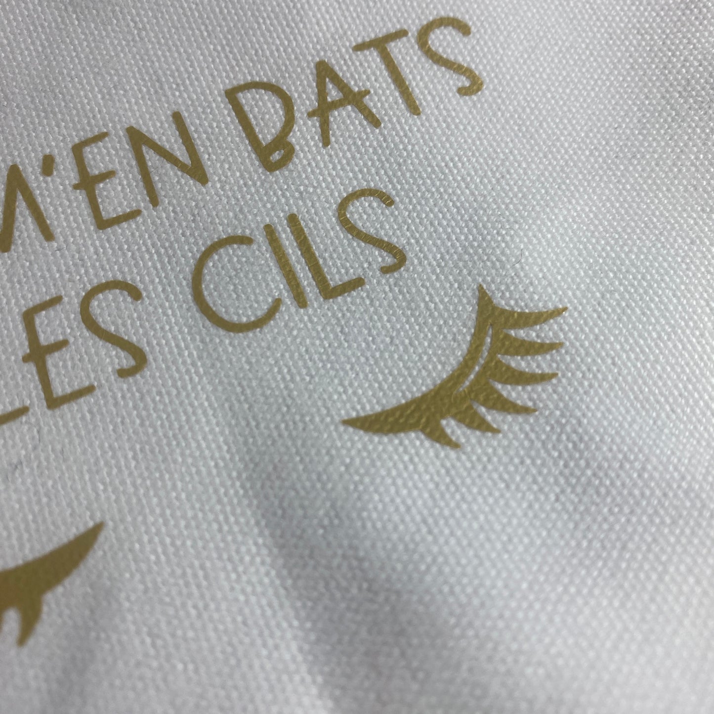 Mini pochette "Je m'en bats les cils"