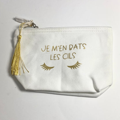 Mini pochette "Je m'en bats les cils"