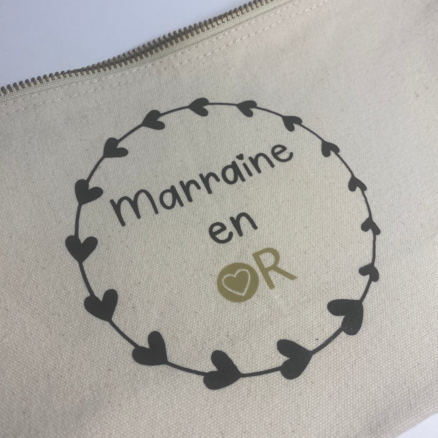 Pochette "Marraine en or"