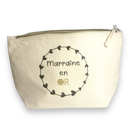 Pochette "Marraine en or"