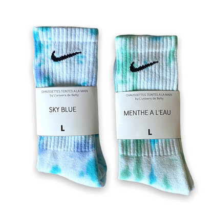 Chaussettes Nike Tie & Dye - Menthe à l'eau