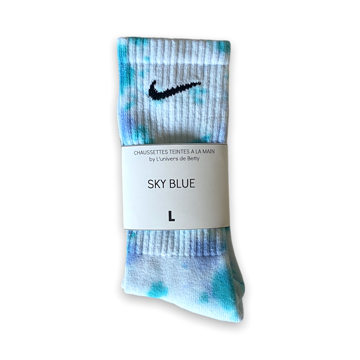 Chaussettes Nike Tie & Dye - Sky blue