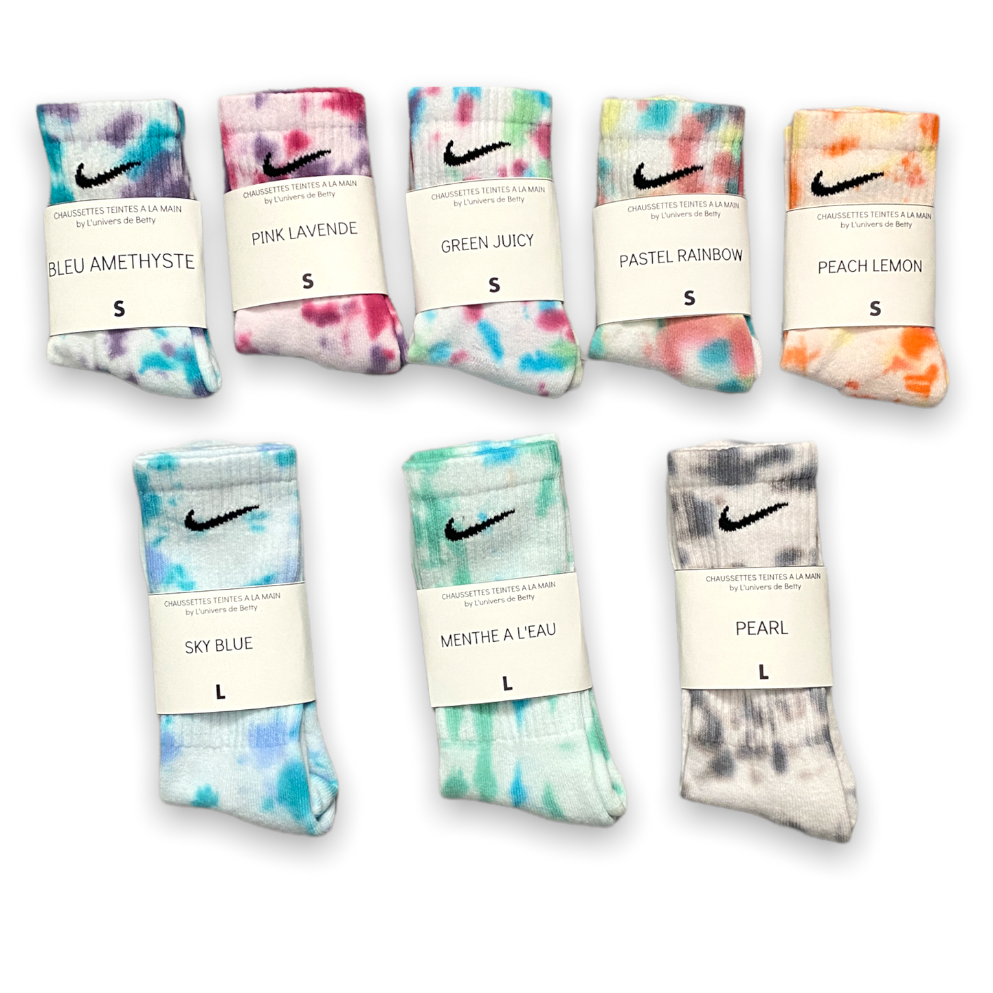 Chaussettes Nike Tie & Dye - Menthe à l'eau