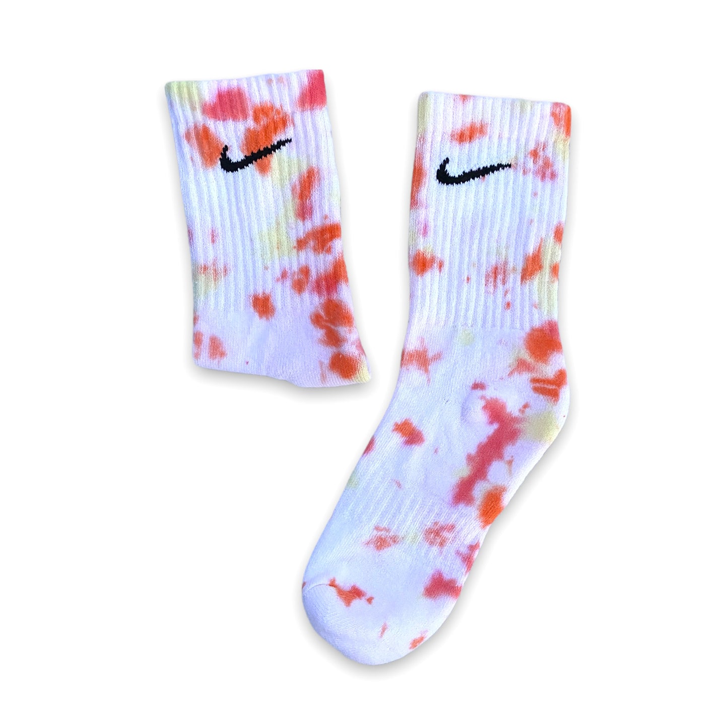 Chaussettes Nike Tie & Dye - Peach Lemon