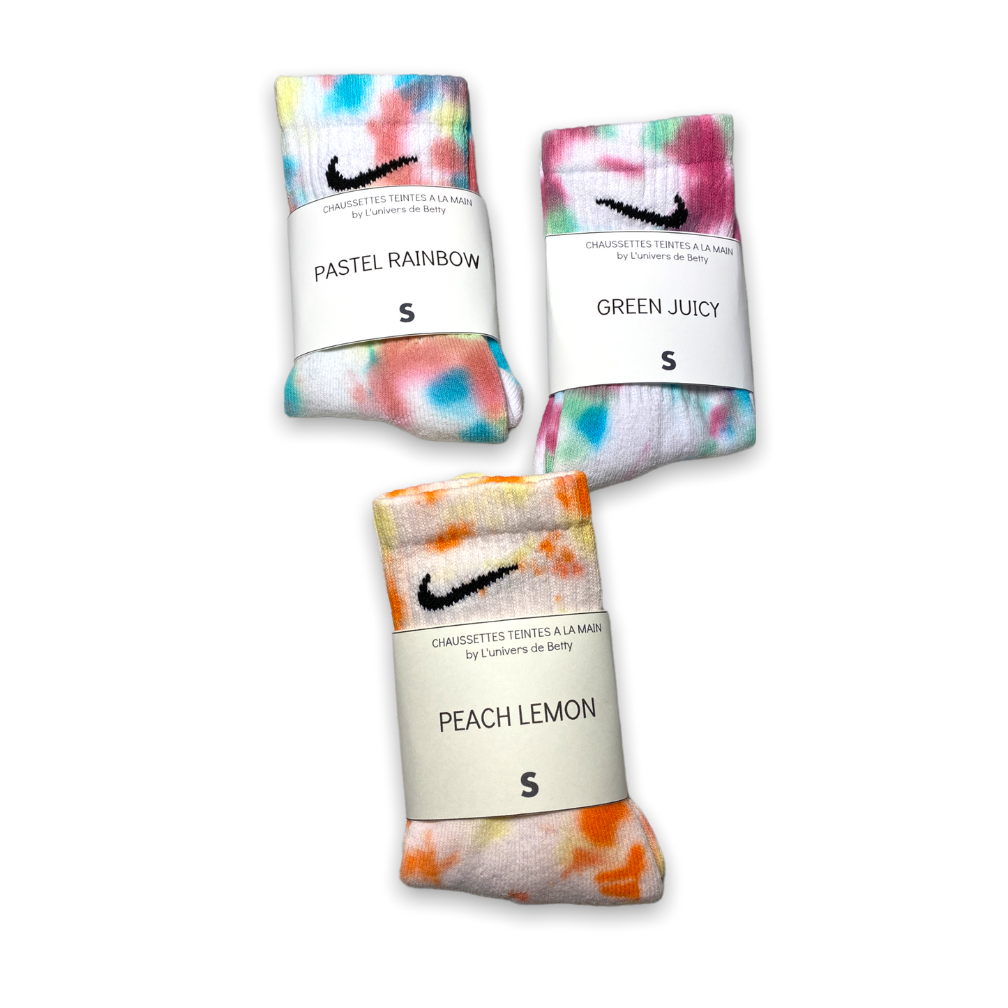 Chaussettes Nike Tie & Dye - Green juicy