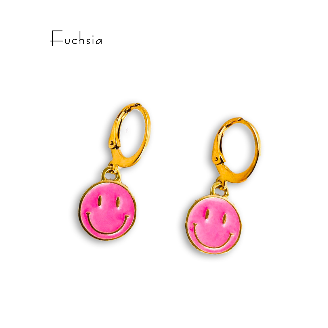 Boucles d'oreilles Smiley