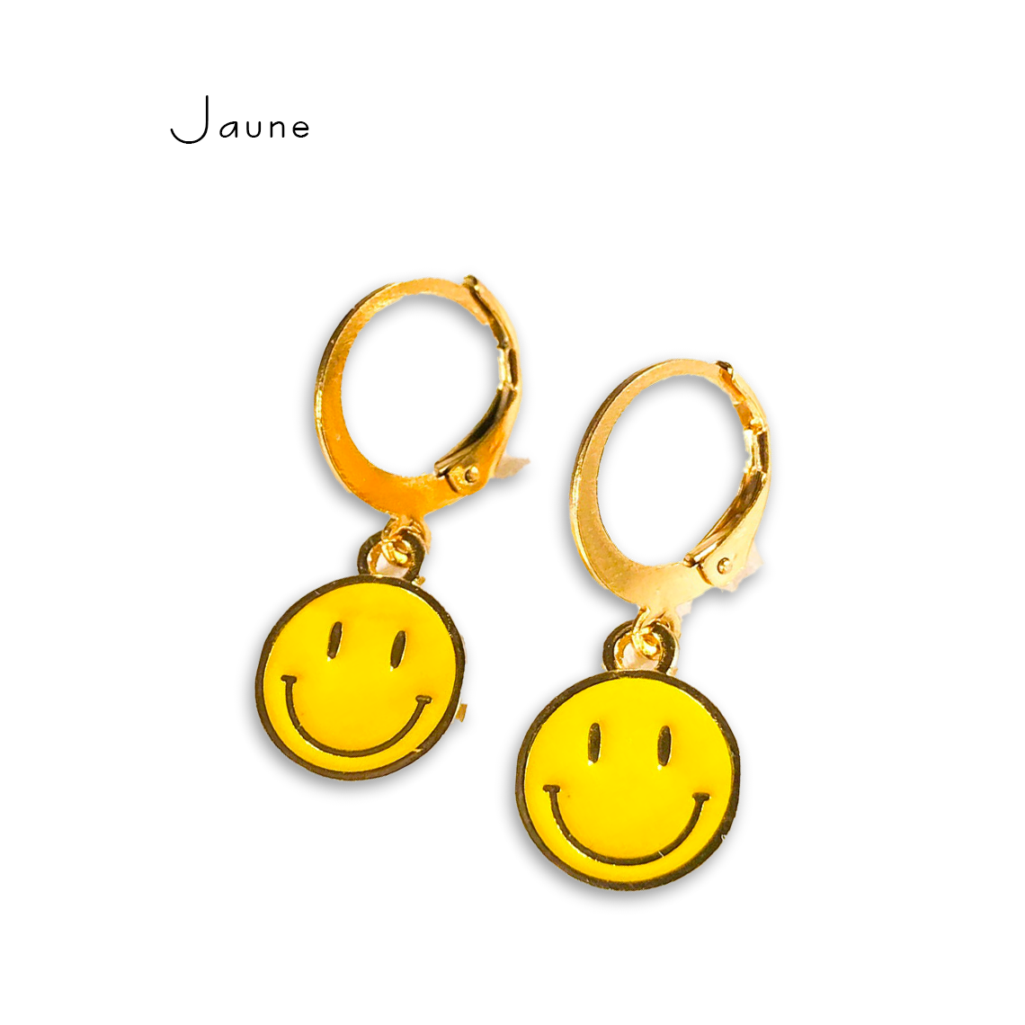 Boucles d'oreilles Smiley