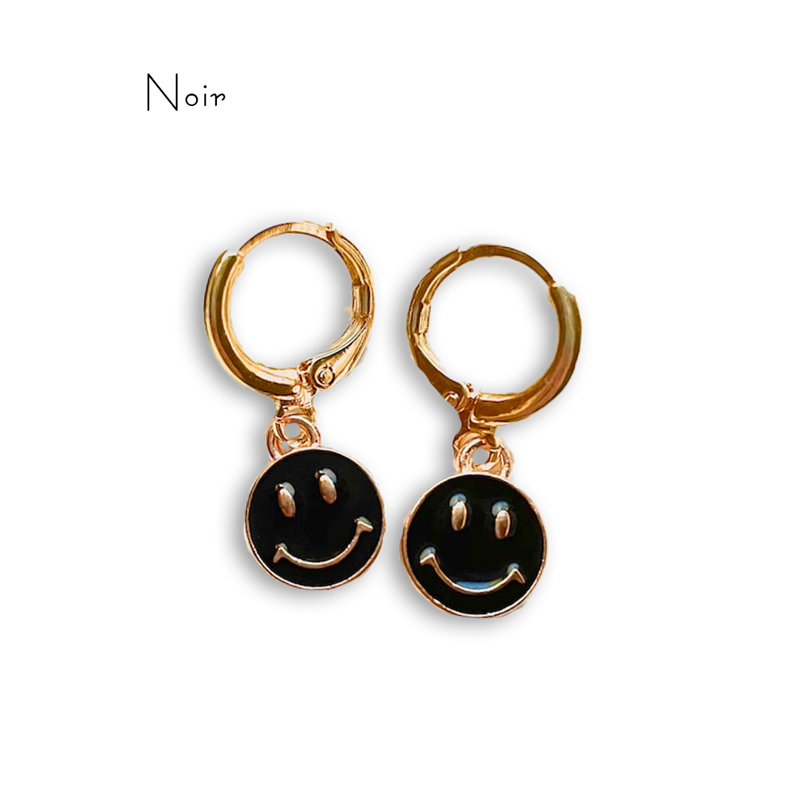 Boucles d'oreilles Smiley