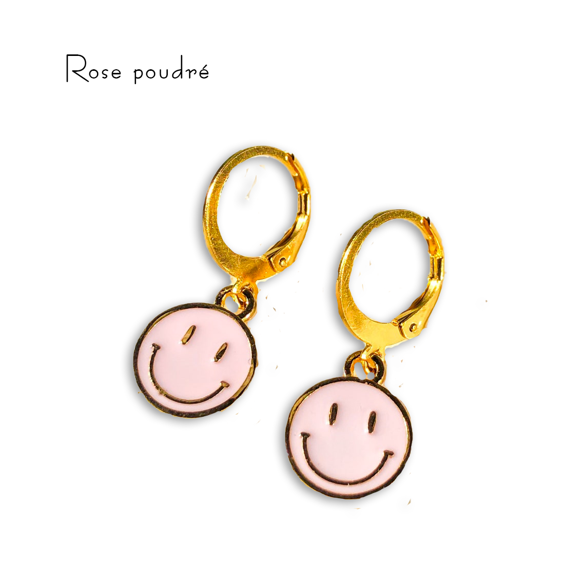 Boucles d'oreilles Smiley