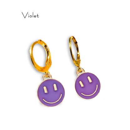 Boucles d'oreilles Smiley